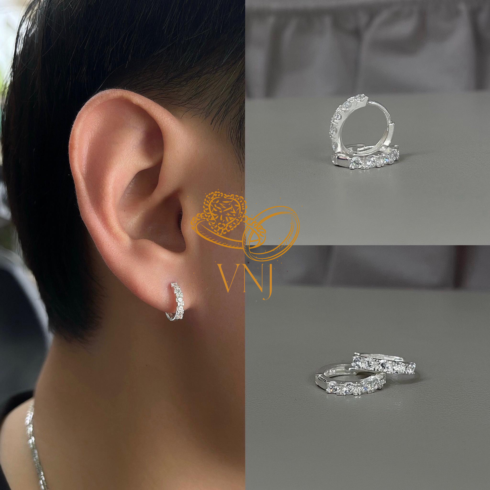 Bông tai thời trang nam nữ