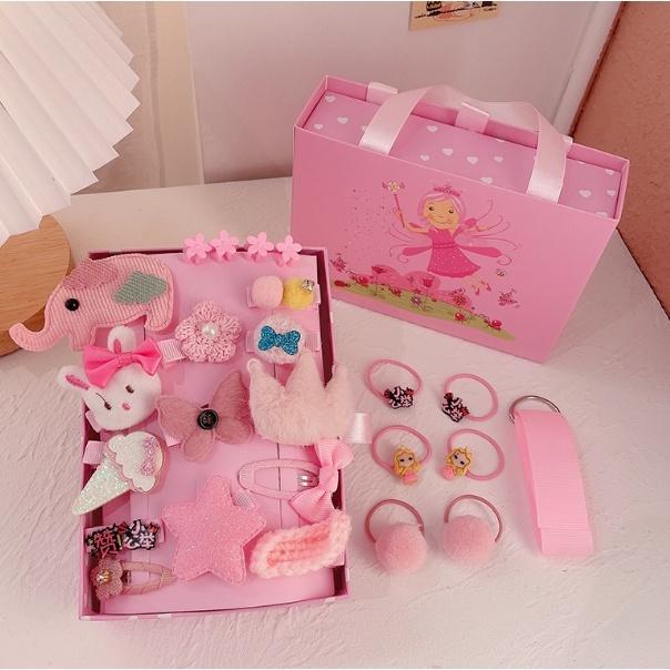 Hộp kẹp tóc 18 hoặc 24 món dành cho bé