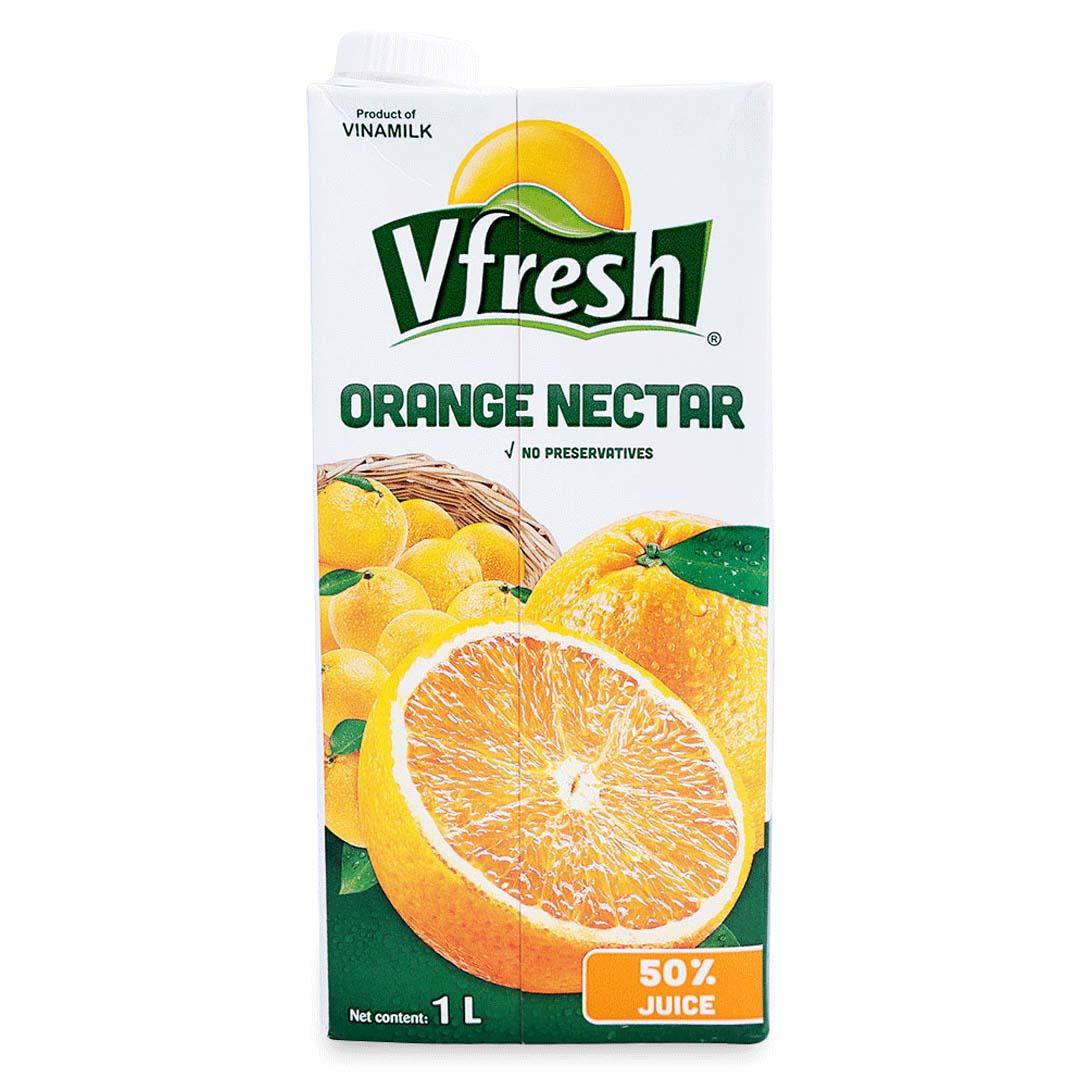 Nước cam Necta VFRESH 1L hộp-8934673820394