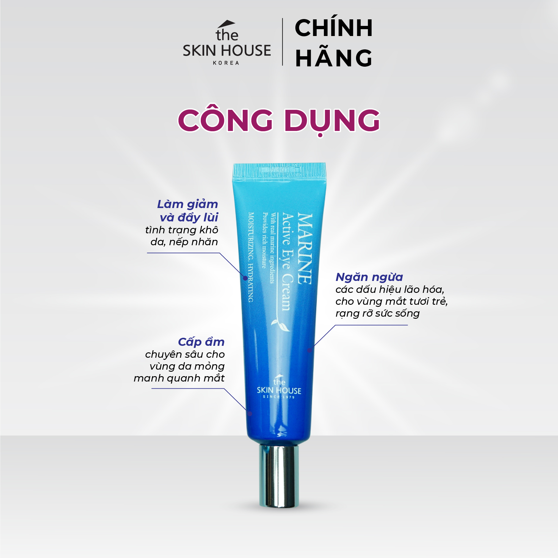 T54 Kem siêu cấp ẩm cho vùng da mắt - MARINE ACTIVE EYE CREAM 30ml