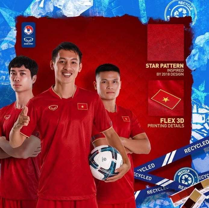 Quần áo Bóng đá Sao Việt  Đội tuyển Quốc gia Việt Nam cho mùa giải AFF CUP mới nhất