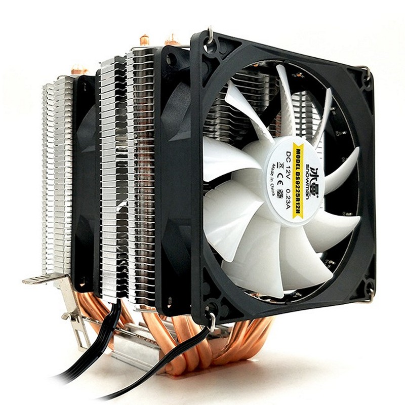 Quạt tản nhiệt CPU máy tính Led 6 ống đồng Coolmoon MX6 - hàng nhập khẩu