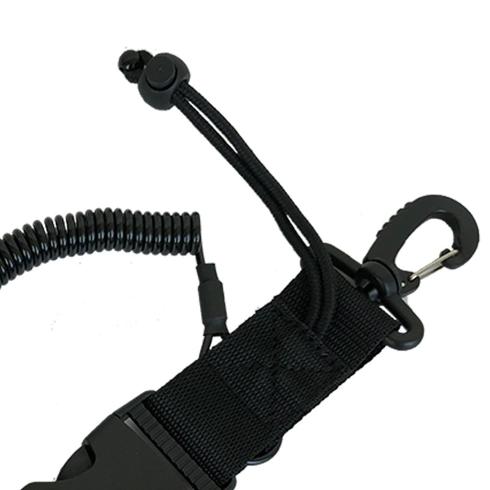 Fishing Lanyard Snappy Coil Lanyard W/ Clips,Quick Release Buckle for Camera