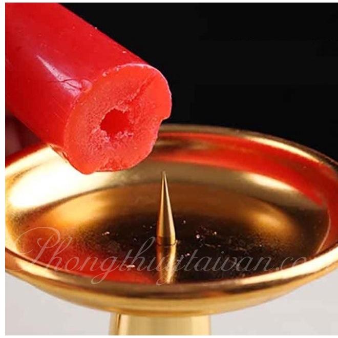 Đế chân đèn cầy,dầu bàn thờ cao 10cm đa năng(cầm không nóng tay)