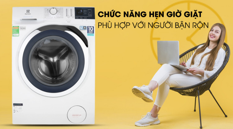Máy Giặt Electrolux Inverter 9 kg EWF9024BDWB 10
