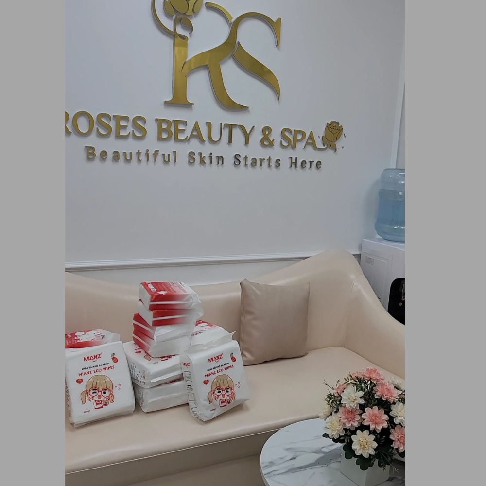 Khăn vải khô tẩy trang rửa mặt MIANZ, khăn mặt khô lau rửa đa năng chất liệu dày dặn gói 600gr sợi Viscose tổng hợp