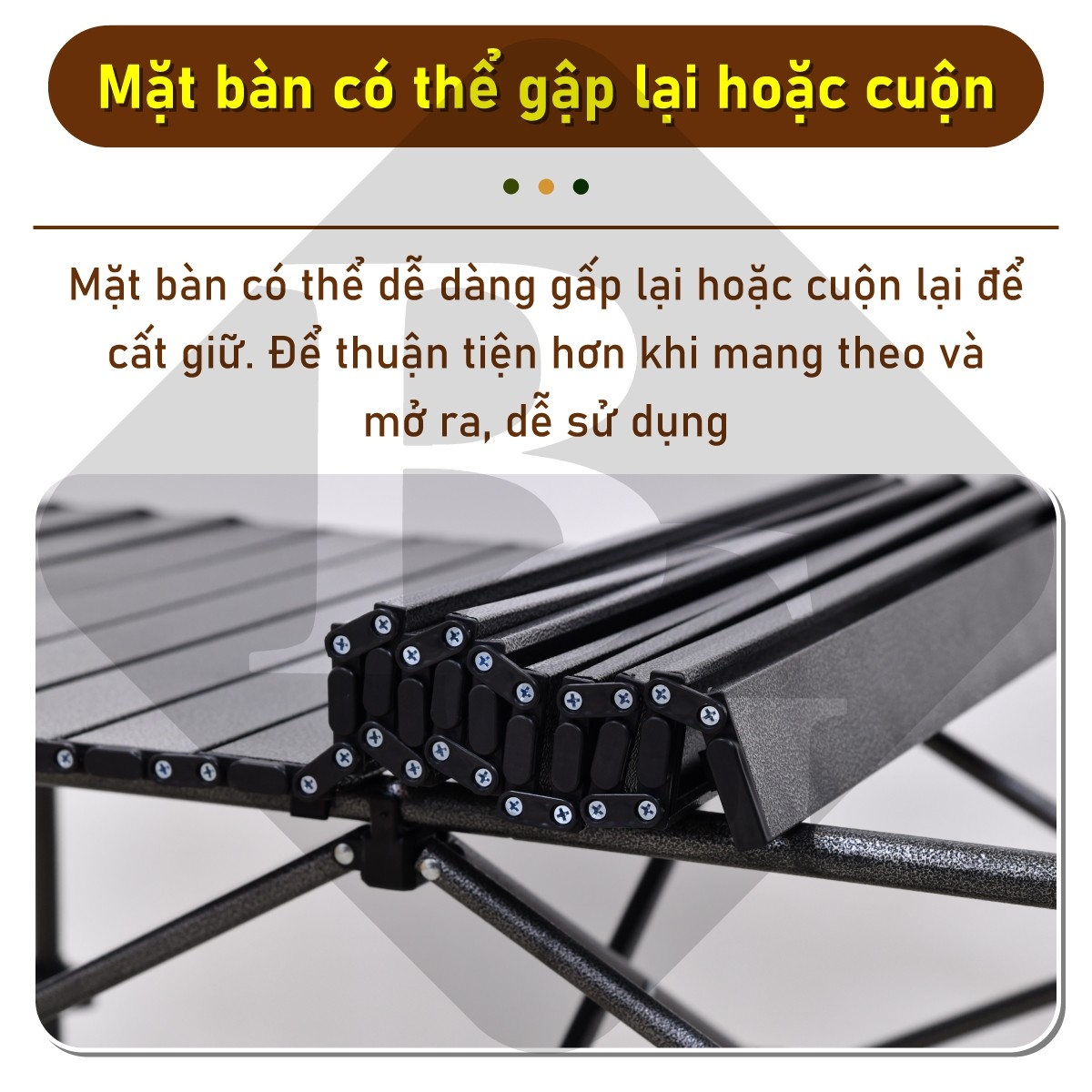Bàn cắm trại, dã ngoại TSD 53cm đa năng,dễ mang theo, dã ngoại,có thể gập lại