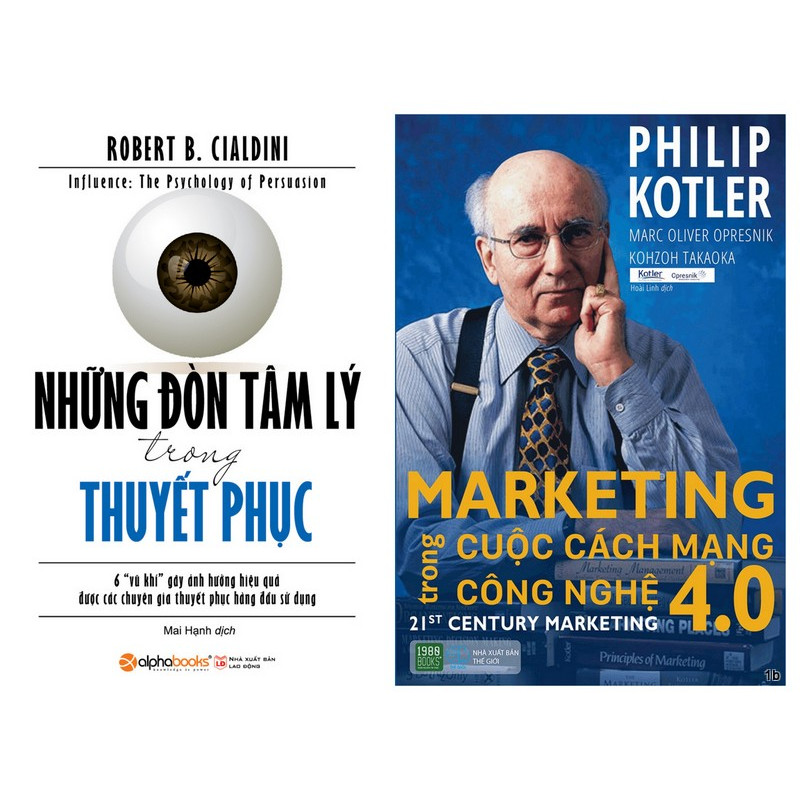 Combo 2 Cuốn: Những Đòn Tâm Lý Trong Thuyết Phục + Marketing Trong Cuộc Cách Mạng Công Nghệ 4.0