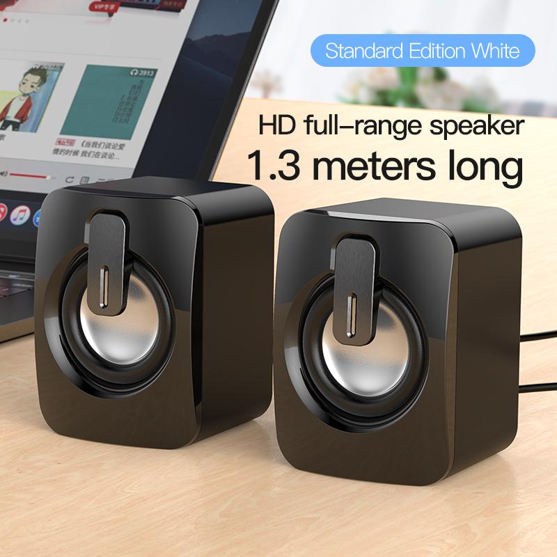 Loa Máy Tính 4D Âm Thanh Vòm Mini Loa Siêu Trầm Loa Nghe Nhạc Cho Laptop Notebook PC Điện Thoại Bluetooth Loa Color: A2 Wired Speaker