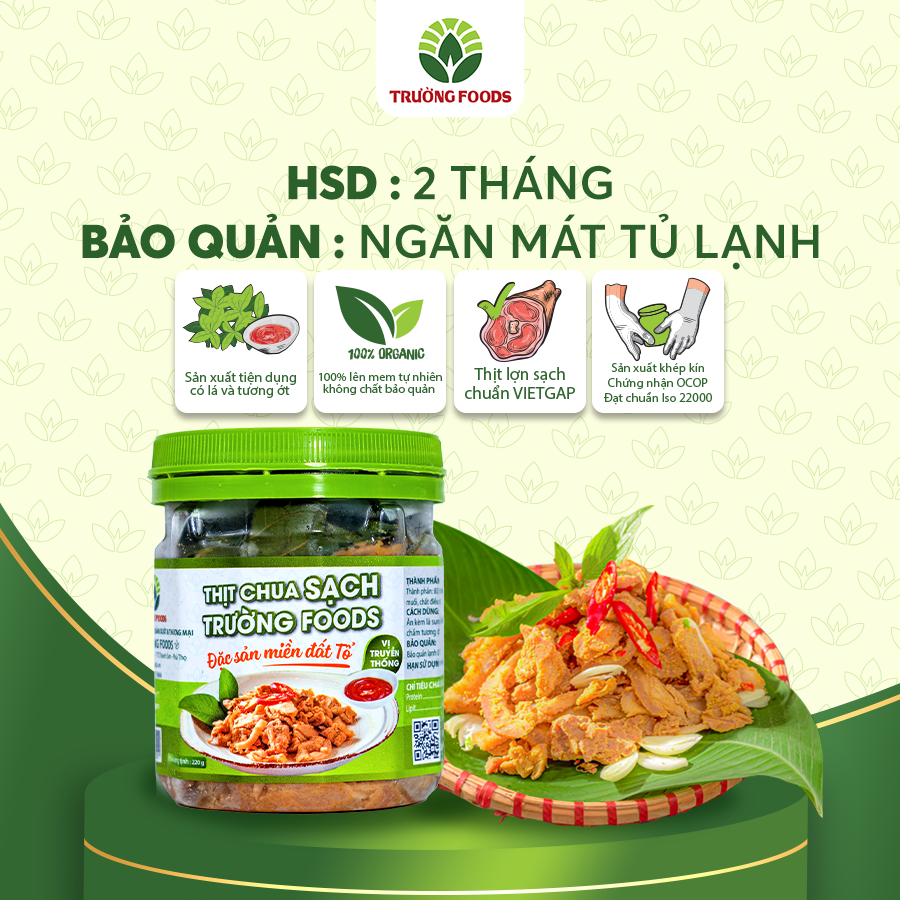 Thịt Chua Hương Mường - Thịt Chua Trường Foods 180g