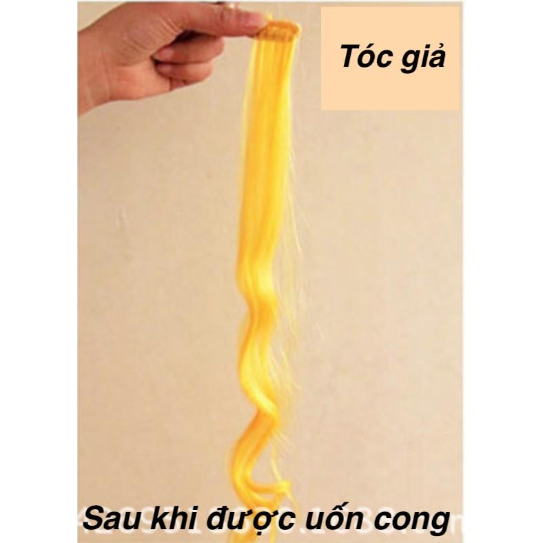 Line tóc kẹp màu sắc mix nắng xuân