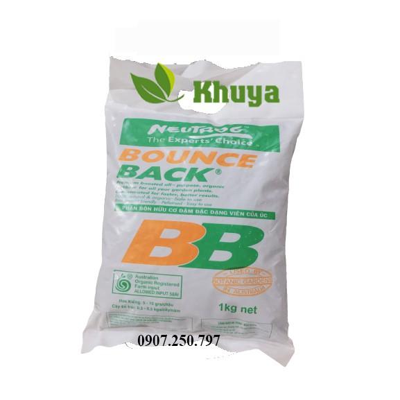 Phân bón hữu cơ BB BOUNCE BACK 1kg dạng Viên của Úc