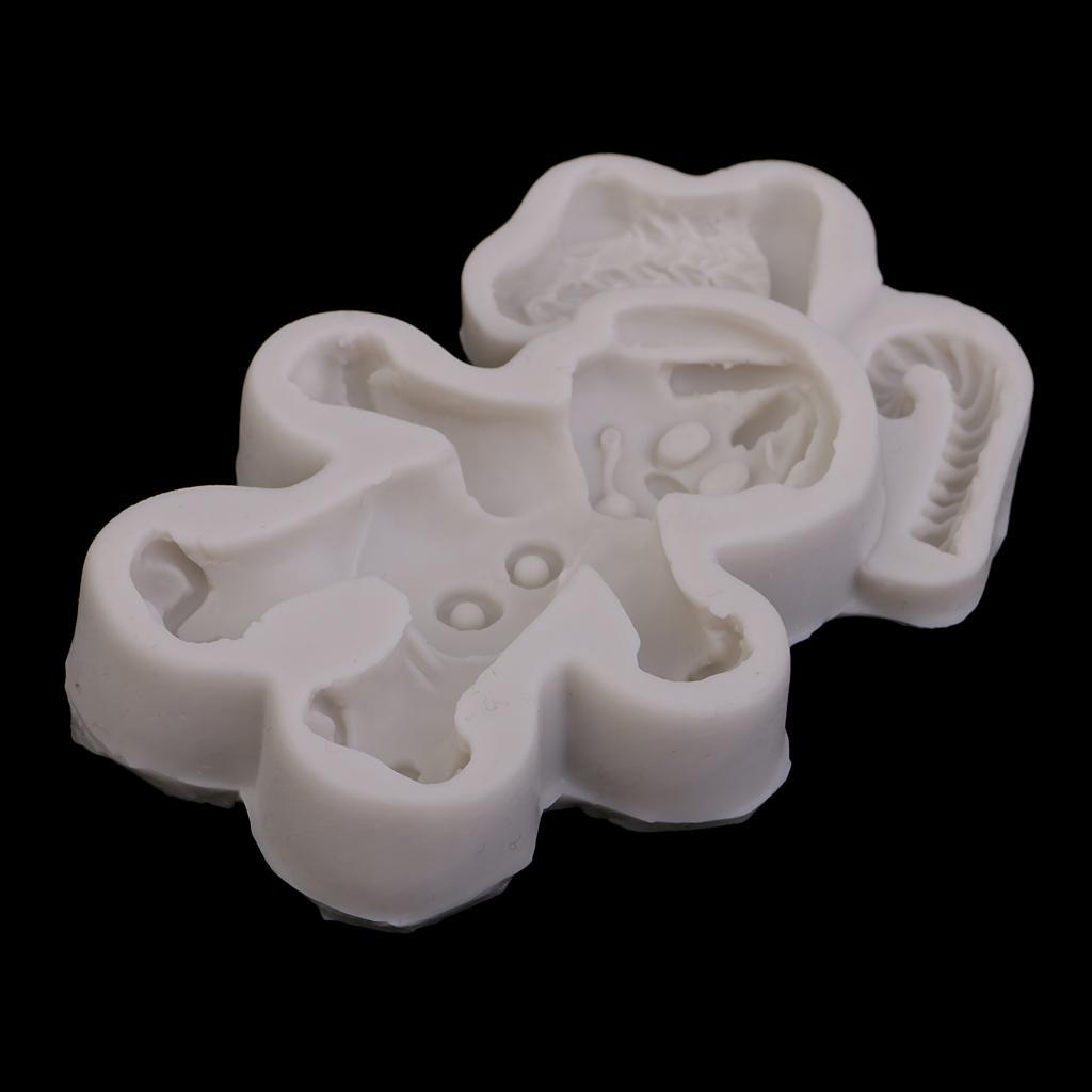 Elk liquid Silicone Cake Fondant Mold Cake Decorating Tools 9.5 x 5.5 cm