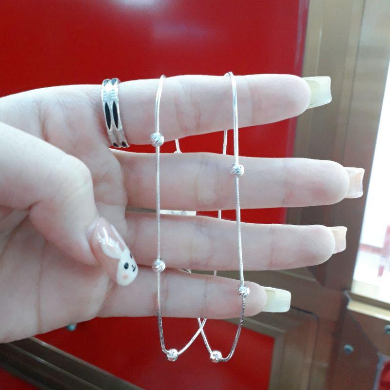 Dây chuyền bạc phối bi YN JEWELRY