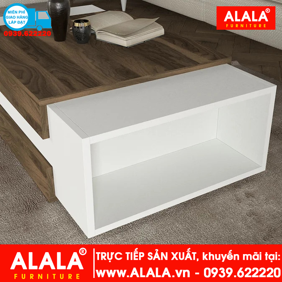 Bàn trà ALALA901 gỗ HMR chống nước - www.ALALA.vn - Za.lo: 0939.622220