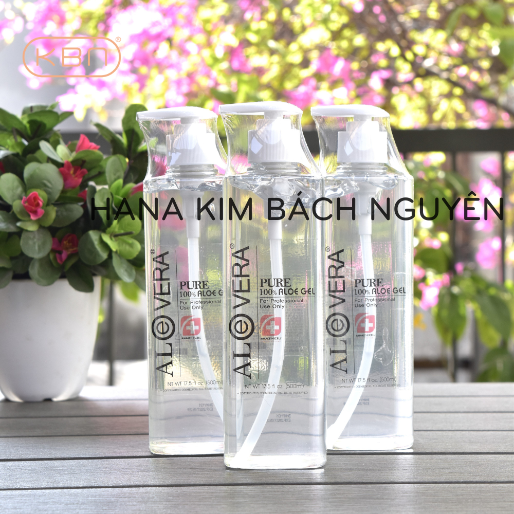 Combo 3 Chai Gel Lô Hội Aloe Vera Hàn Quốc 500ml - Dưỡng Ẩm, Làm dịu da + Tặng 50g Mặt Nạ Dẻo