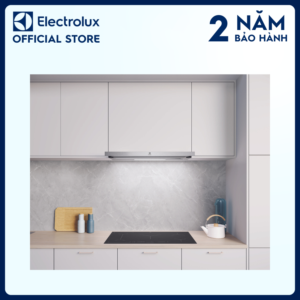 [Free Giao lắp] Máy hút mùi Electrolux ECP9541X dạng kéo 90cm - Bộ lọc 5 lớp loại bỏ dầu mỡ hiệu quả [Hàng chính hãng]