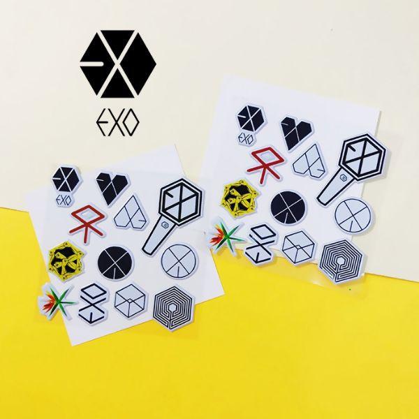 Hình Dán Nổi EXO - Sticker idol EXO