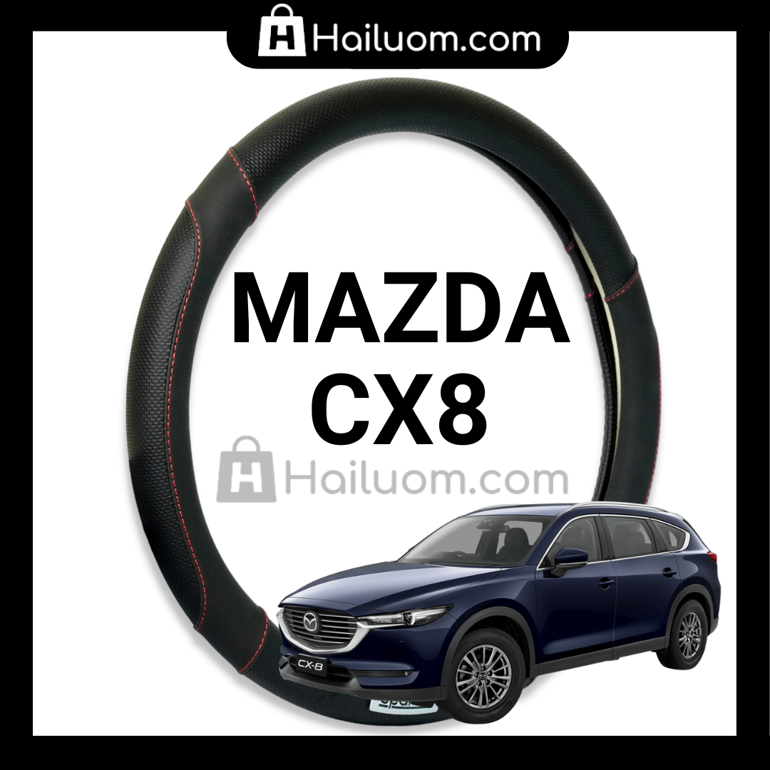 Bọc Vô Lăng ô tô MAZDA CX8 | Bọc Vô Lăng cao cấp Sparco Italy