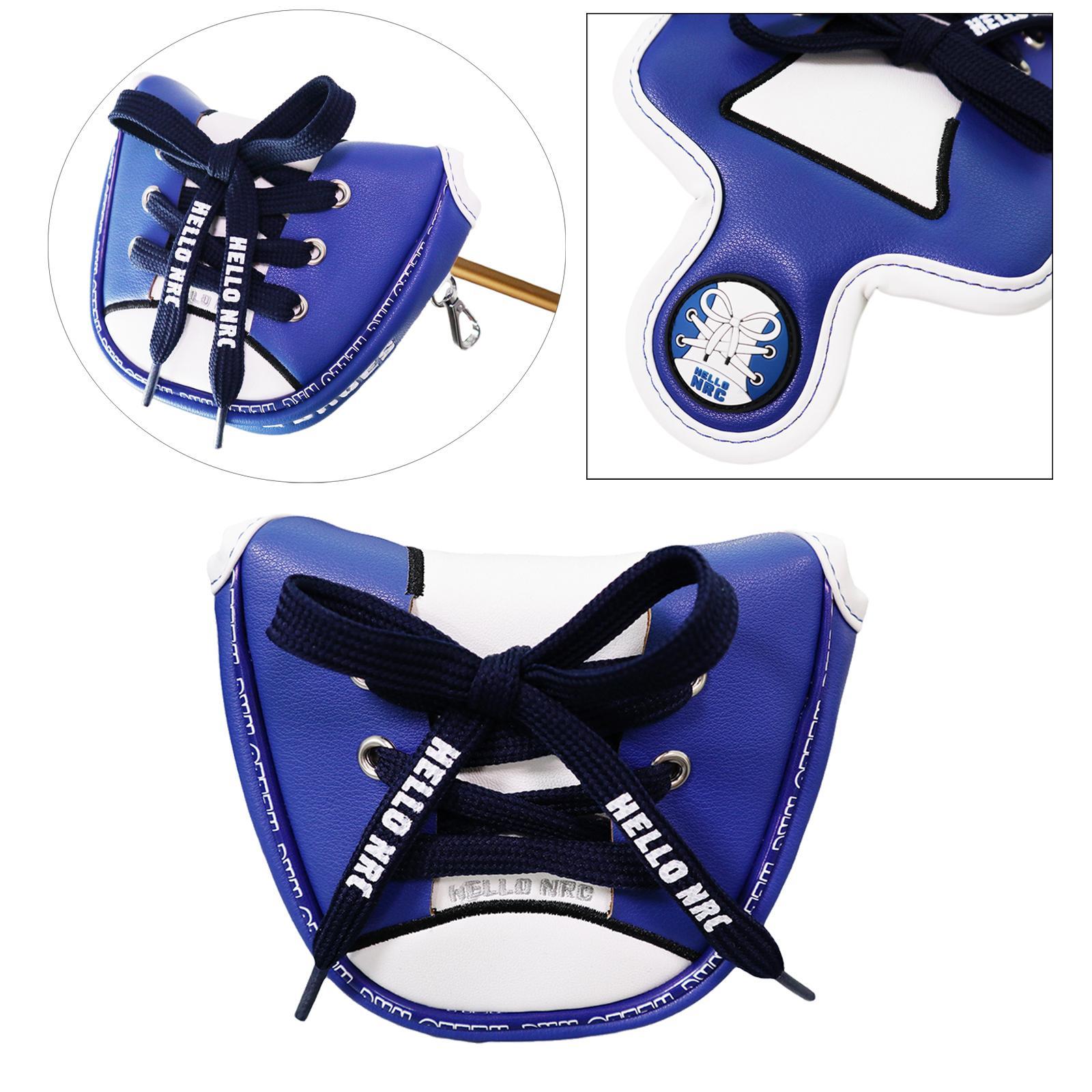 2 Pieces Golf Mallet Putter Head Cover