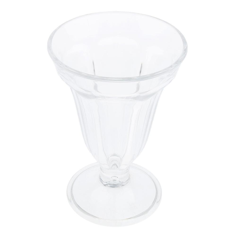 Clear Acrylic Ice Cream Cup Sundae Cup Fruit Dessert Bowl Milkshake Cup #3