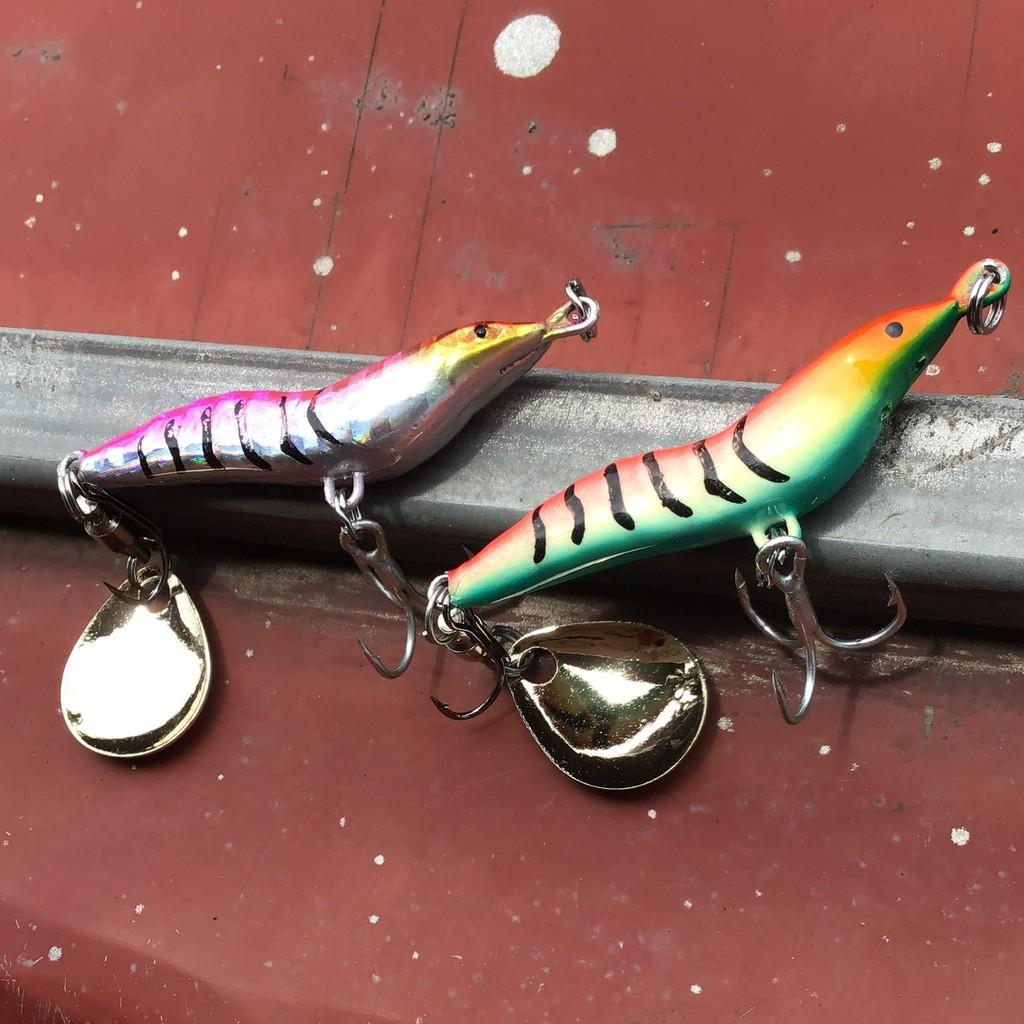 Mồi giả cá lóc có thìa và lưỡi ba tiêu