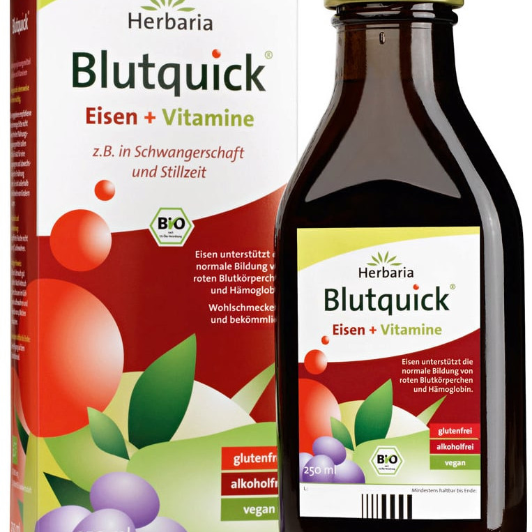 Siro bổ sung sắt và vitamin hữu cơ Blutquick