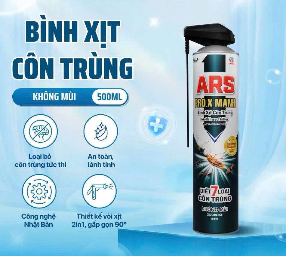 Chai Xịt Muỗi Kiến Gián Côn Trùng Không Mùi Siêu Mạnh Diệt Mọi Côn Trùng Không Mùi Pro Mạnh Bình Xịt