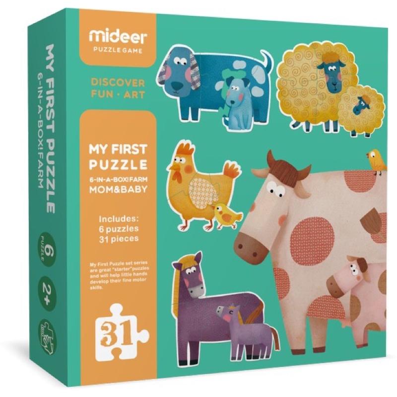 Đồ Chơi Lắp Ghép Cho Bé Mideer My First Puzzle Mom & Baby, Đồ Chơi Sáng Tạo