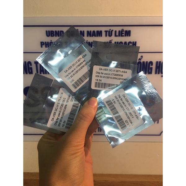Chíp mực Fuji Xerox DC 6 -C2271/3371/4471/5571/6671/7771 - Đen/xanh/đỏ/vàng
