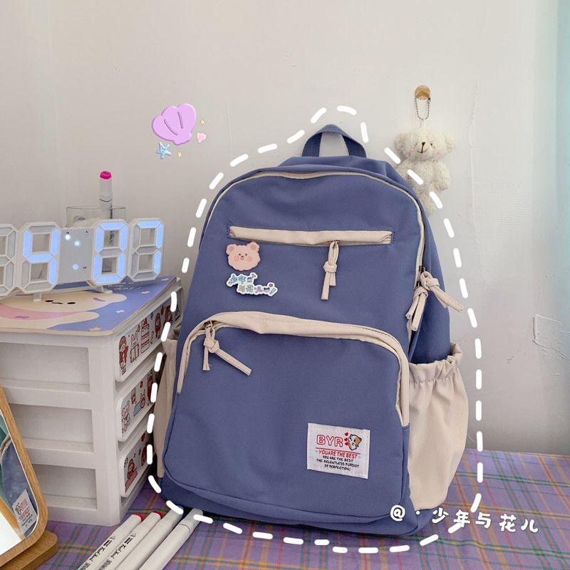 MIX COLOR BACKPACK + móc khoá