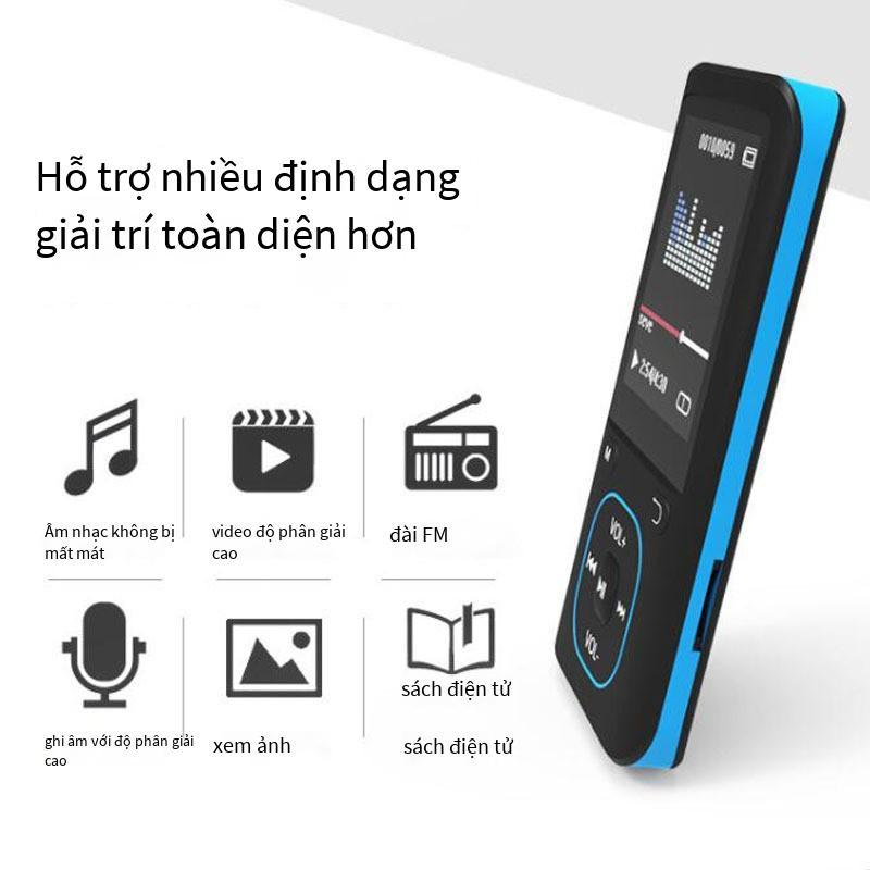 Đảm bảo chất lượng máy nghe nhạc MP mới 3 bút ghi âm máy nghe nhạc kỹ thuật số HD giảm tiếng ồn Phát lại video sách điện tử Walkman FM