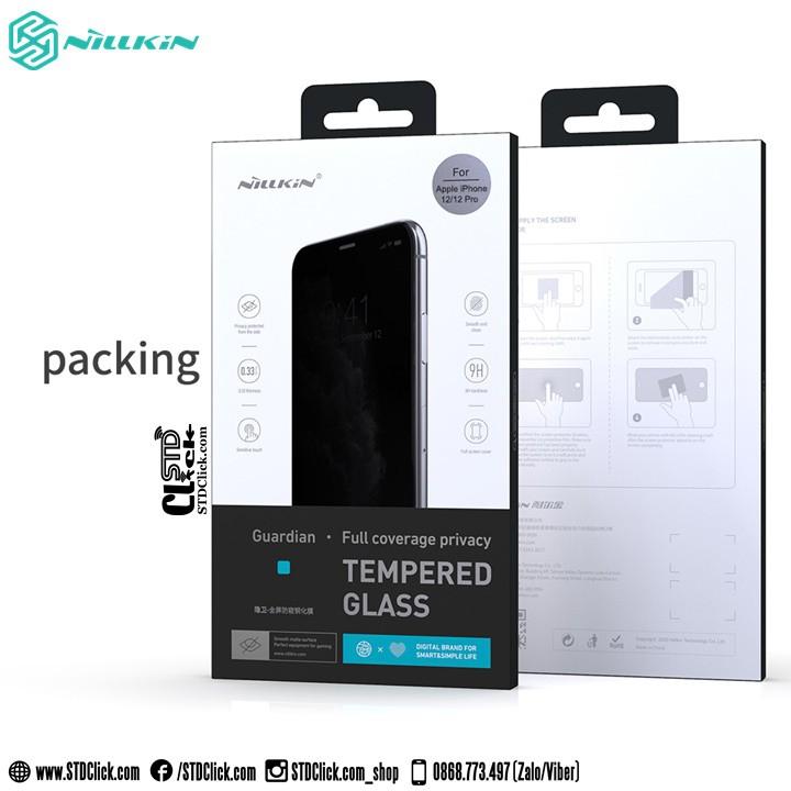 KÍNH CƯỜNG LỰC DÀNH CHO ĐIỆN THOẠI IPHONE 12 PRO MAX NILLKIN GUARDIAN CHỐNG NHÌN TRỘM