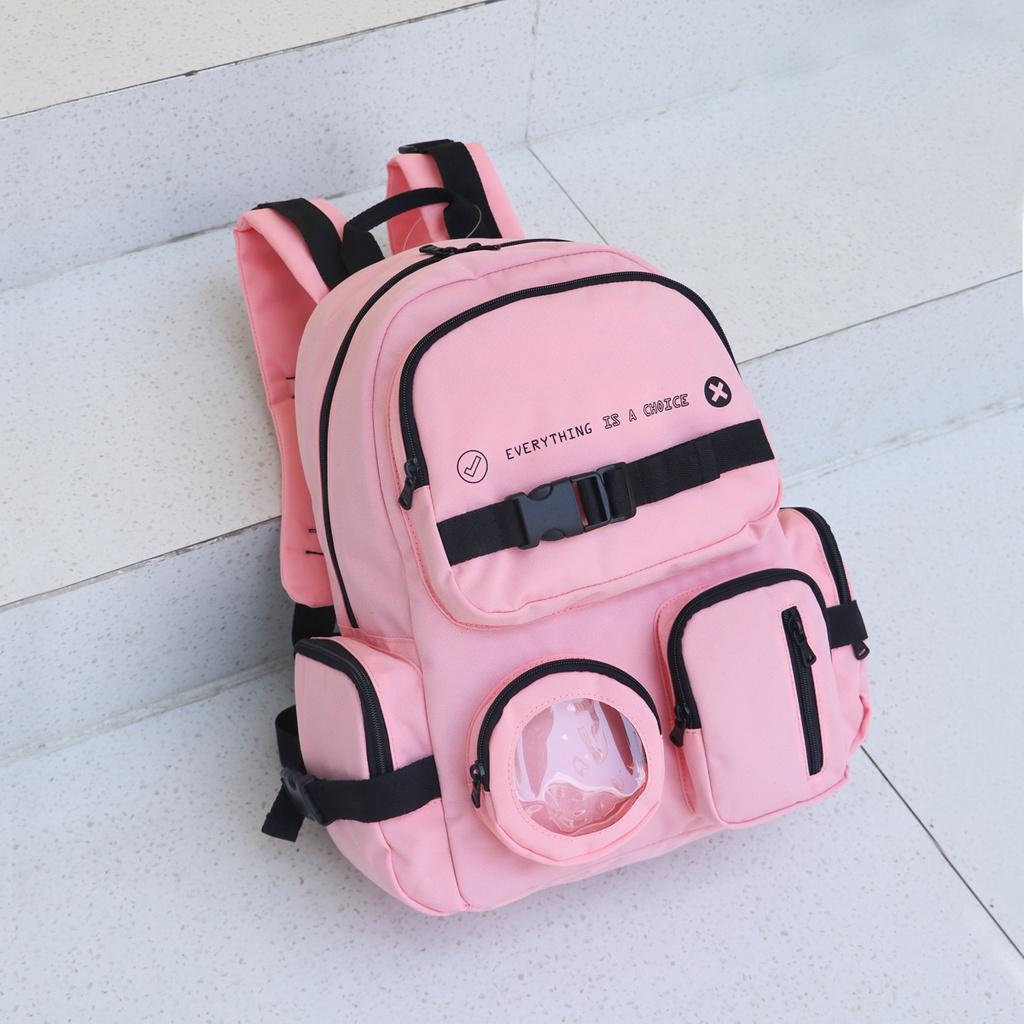 Balo học sinh BOM , kiểu dáng Unisex, thiết kế năng động