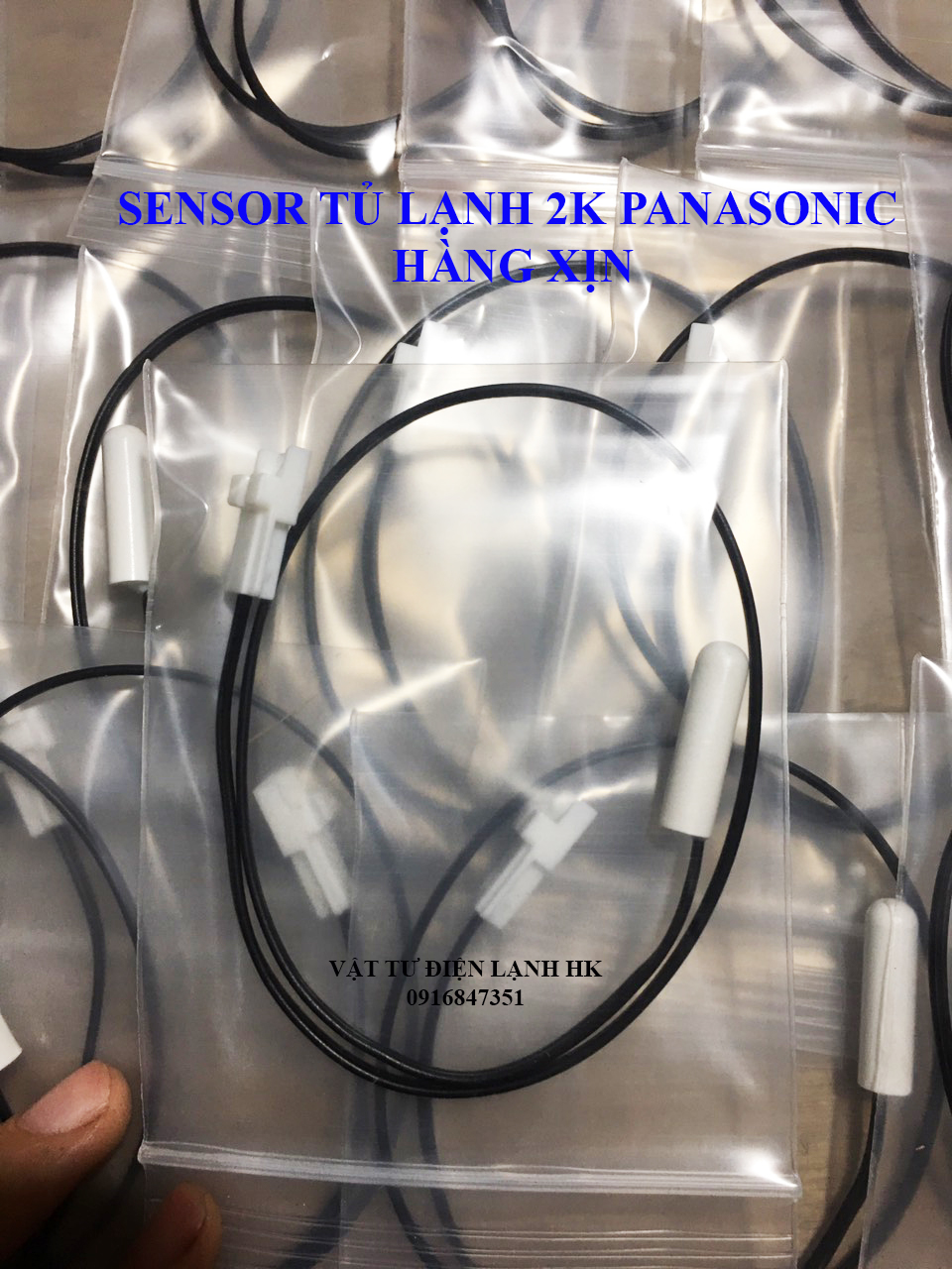 Sensor tủ lạnh 2 4 5 8 10 - Đầu dò cảm biến dùng cho TL Panasonic Toshiba Samsung Electrolux Hitachi. Aqua Beko LG Sanyo Sharp pana elec tô sámung ss