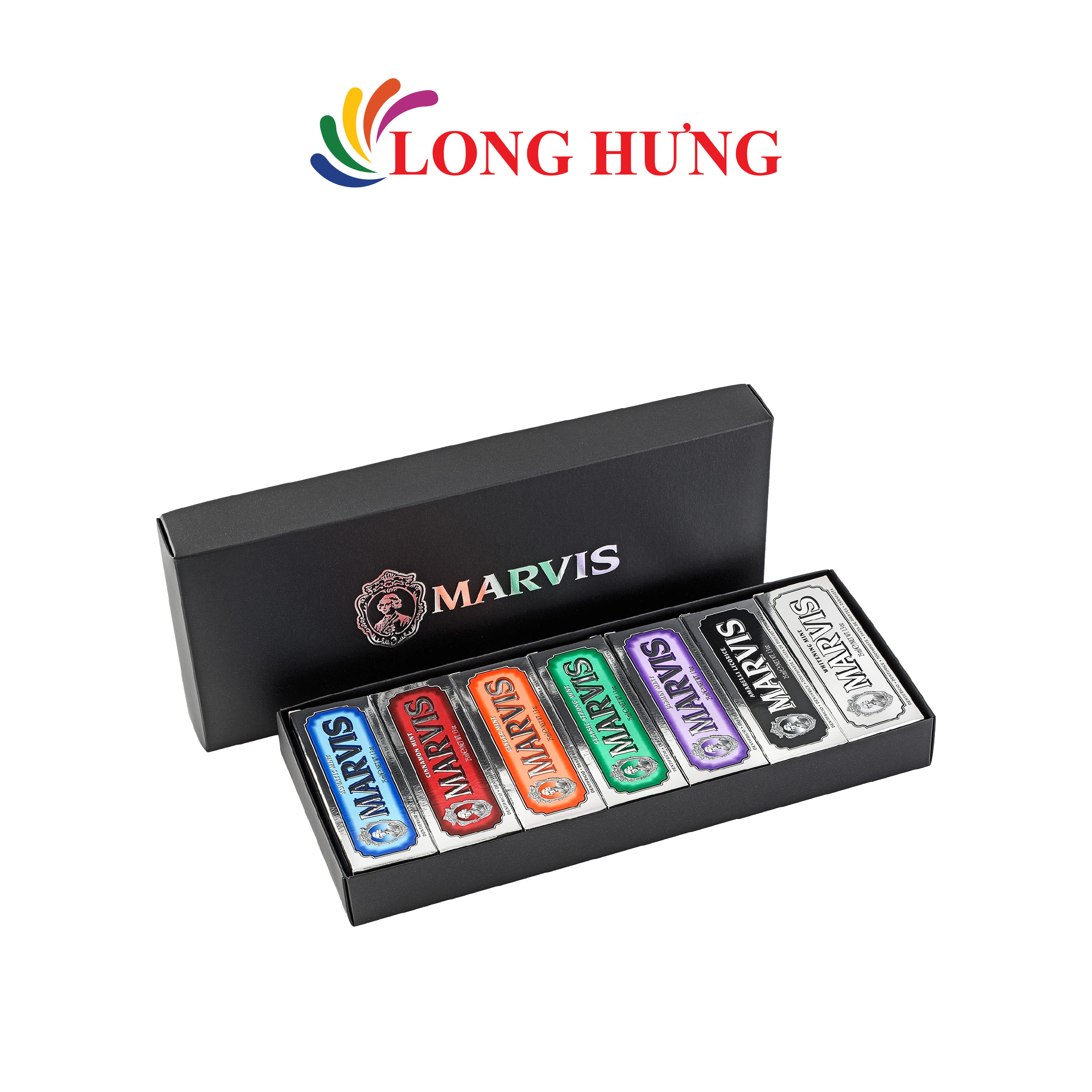 Set kem đánh răng Marvis 7 Flavours Box (25ml) - Hàng chính hãng