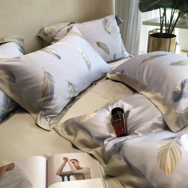 Bộ chăn ga gối chất liệu tencel 60S cao cấp