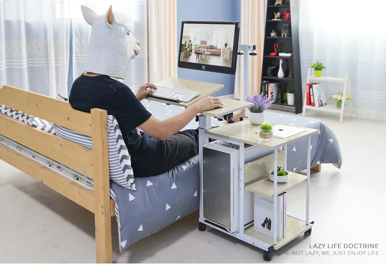 Bàn máy tính di động Simple Bed Side Laptop Desk