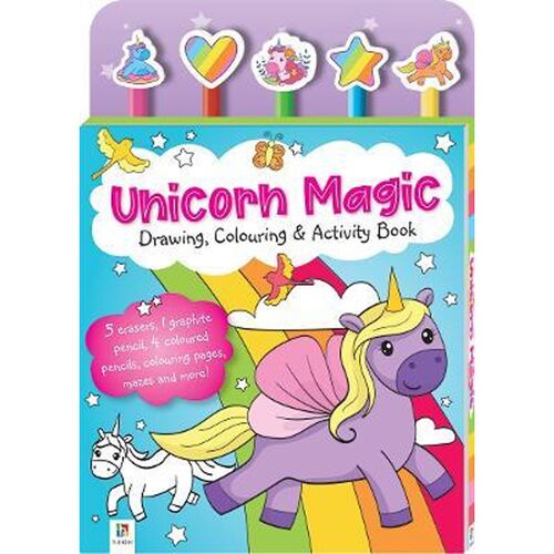 Unicorn Magic: Drawing, Colouring &amp; Activity Book