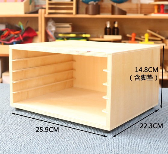 Tủ đựng tranh ghép động vật Montessori (Animal Puzzle Cabinet (only cabinet))