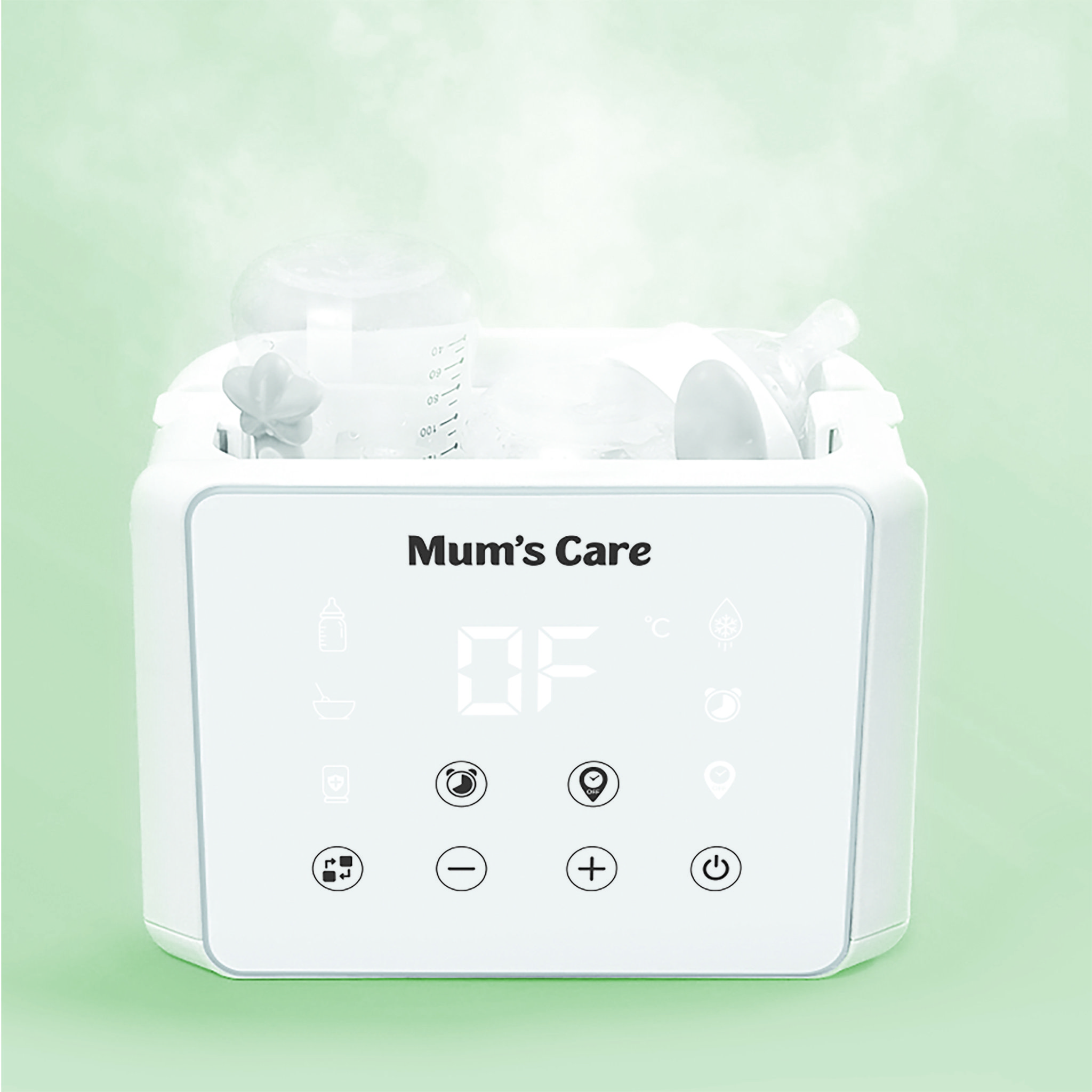 Máy Hâm Sữa - Tiệt Trùng Bình Sữa Đa Năng Mum's Care Smarlov MC6803 Màu Trắng và Hồng Pastel - Cam Kết Chất Lượng