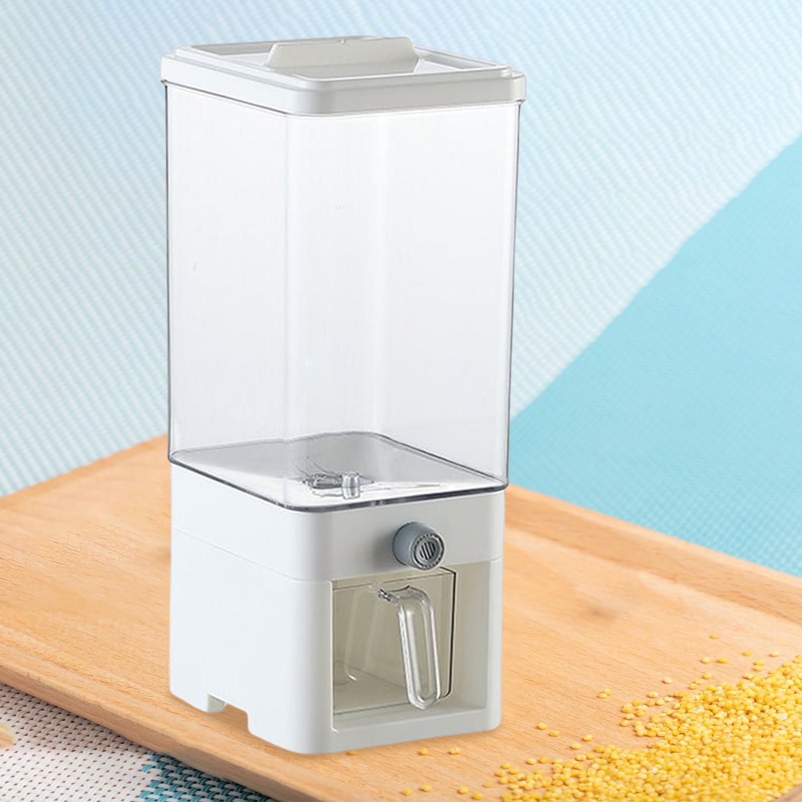 Rice Dispenser Food Dispenser Cereal Dispenser Bucket for Countertop Pantry