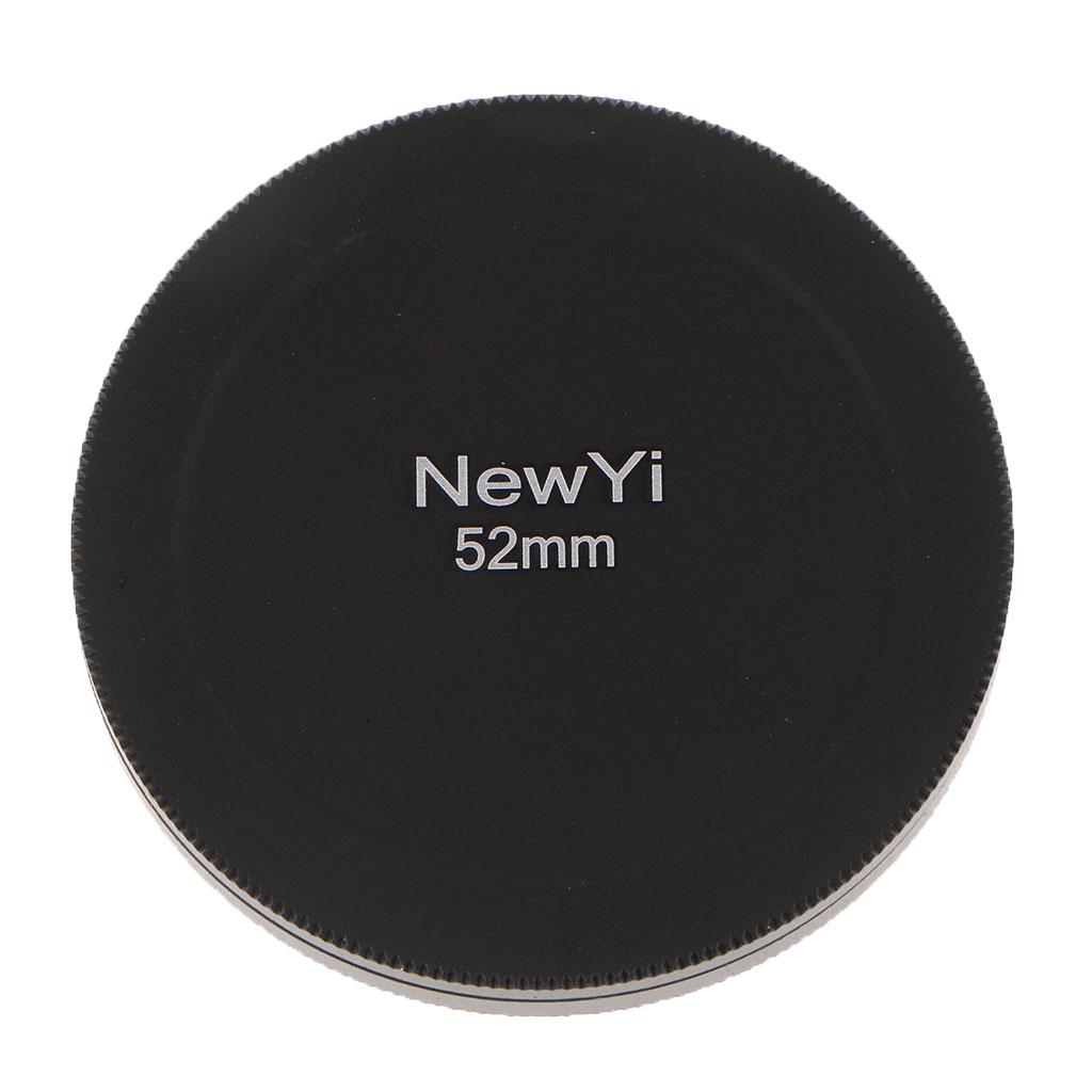 52mm Camera Lens Filter Storage Case Metal Protection Cover