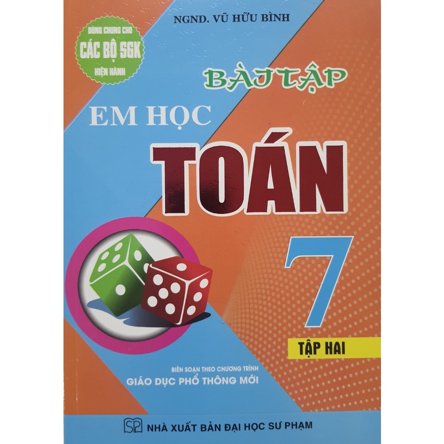 combo bài tập em học toán lớp 7 - Dùng chung cho các bộ sách giáo khoa mới hiện hành (bộ 2 cuốn)