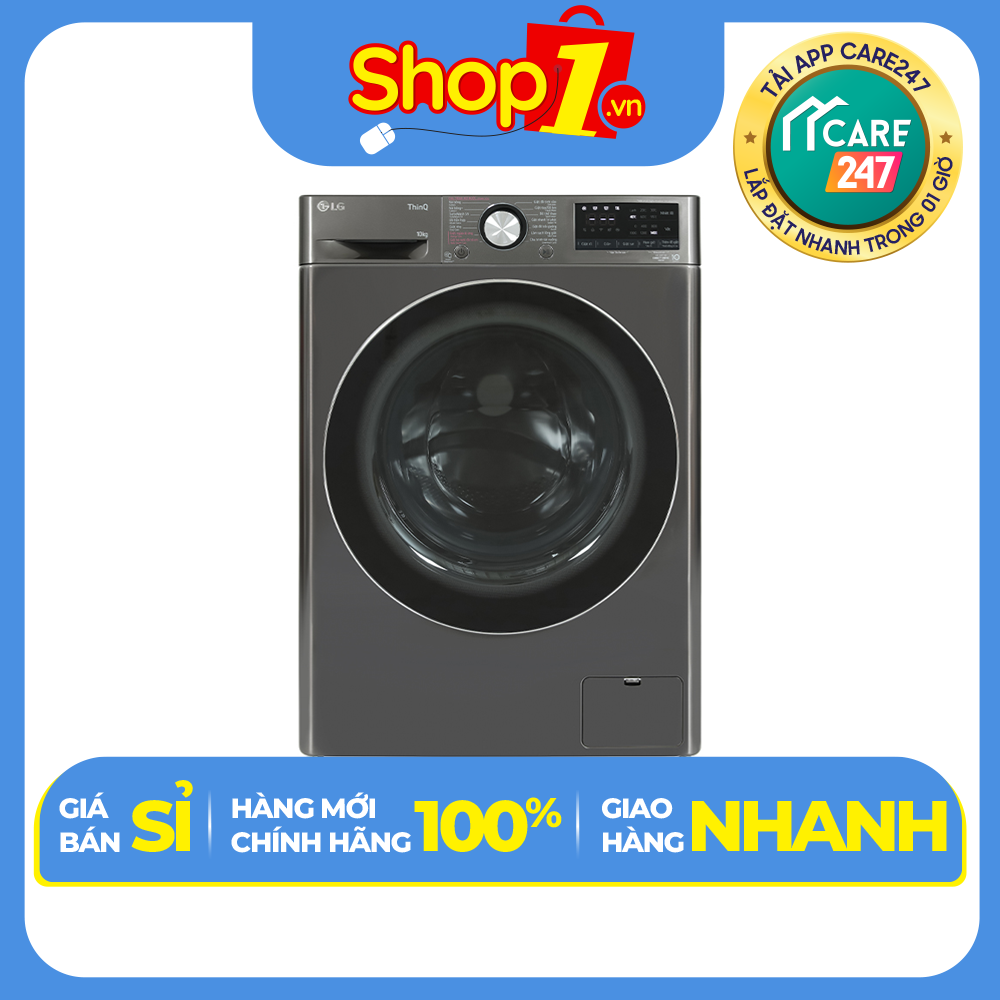 Máy giặt LG AI DD Inverter 10 kg FV1410S4B - Hàng Chính Hãng