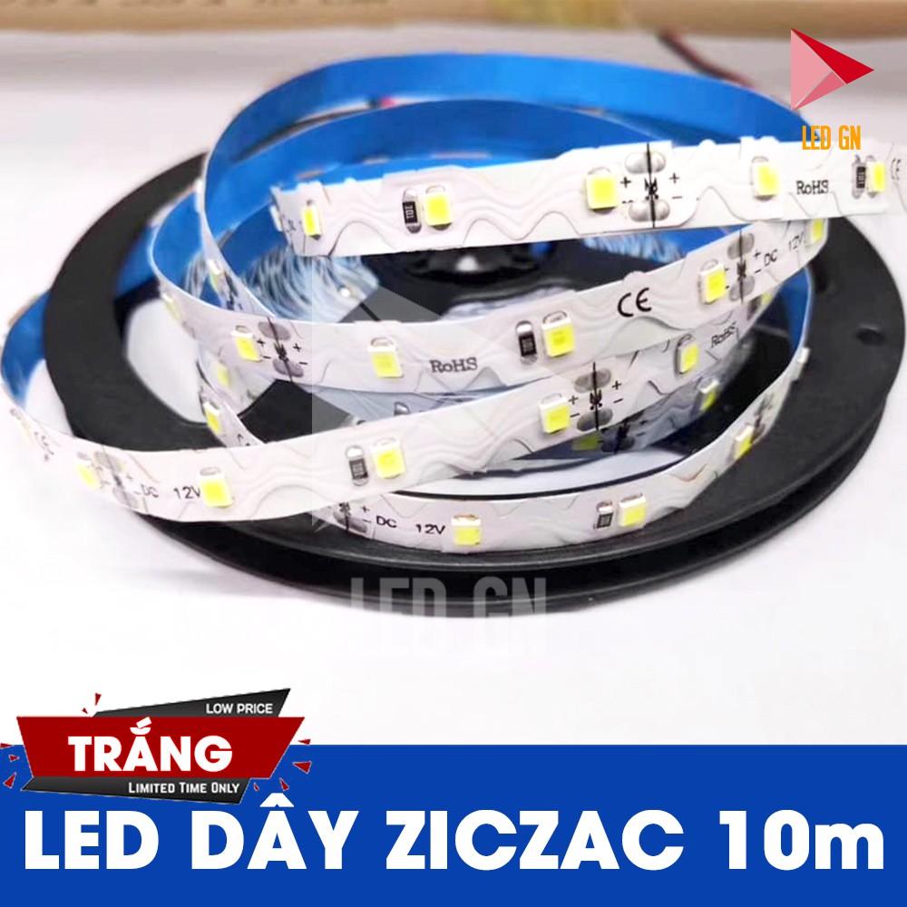 LED Dây Dán Ziczac 10m 12V - Đi Dây Linh Hoạt - Gấp Góc Tối Ưu