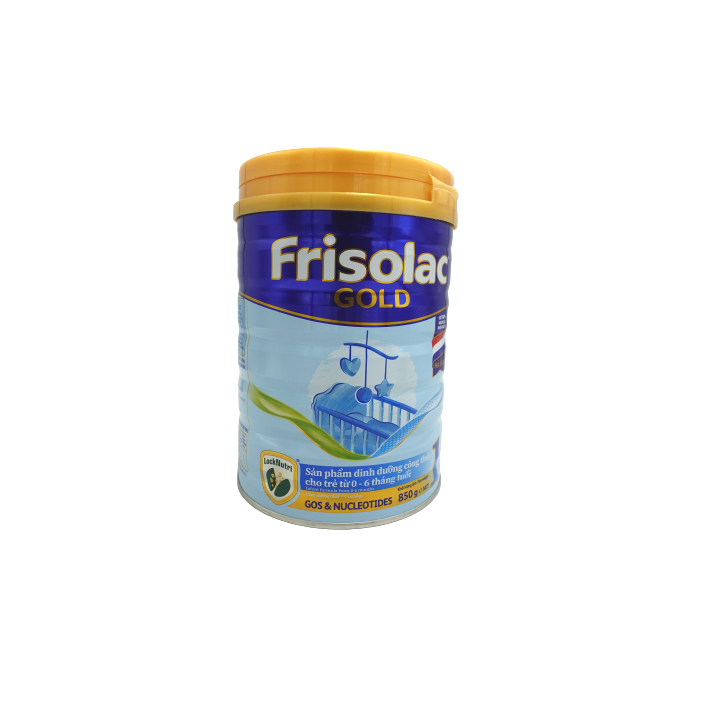 Sữa bột Frisolac Gold 1 lon 850gr (0 - 6 tháng) - HSD Luôn Mới