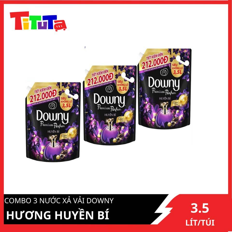 COMBO 3 túi Nước xả vải Downy Huyền bí 3.5LX3