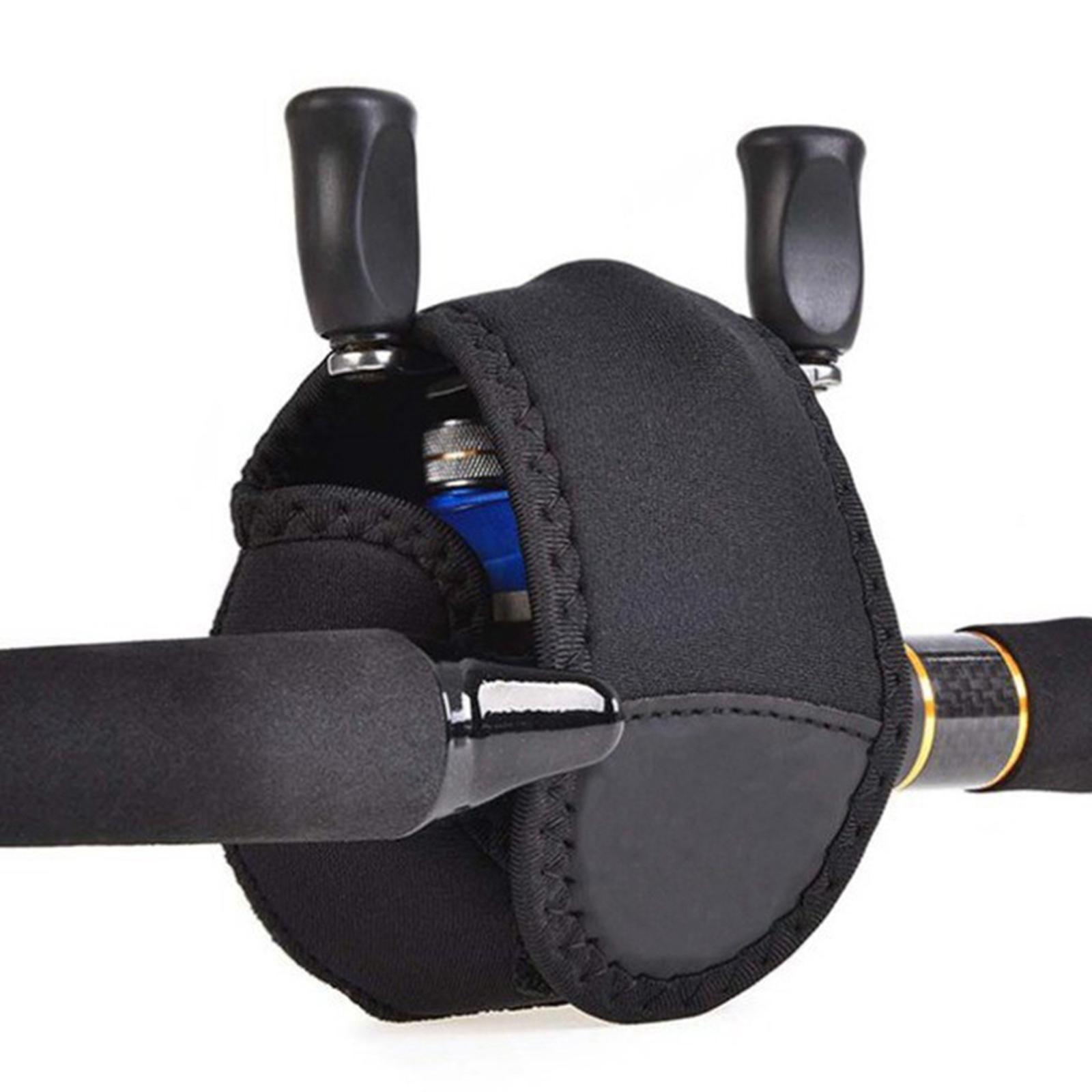 Fishing Reel Cover Bag, Reel Protective Case, Baitcaster Reel Cover Protector Protection Sleeve Reel Pouch for Sea Fishing, Bank Fishing, Baitcaster