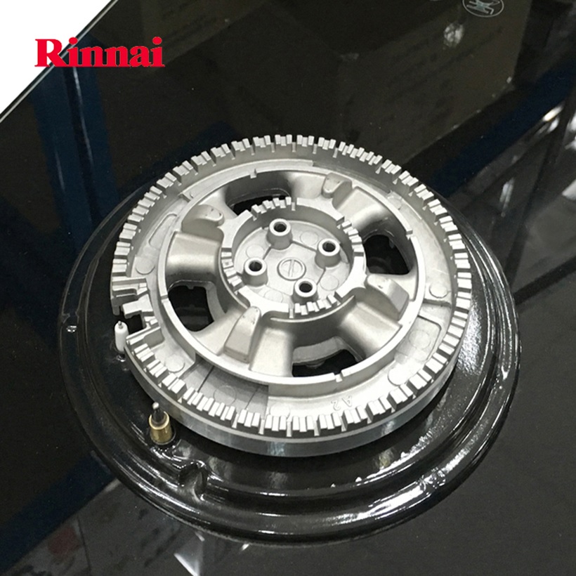 Bếp gas âm Rinnai RVB-6SDQ, Cảm ứng ngắt gas tự động - Hàng chính hãng